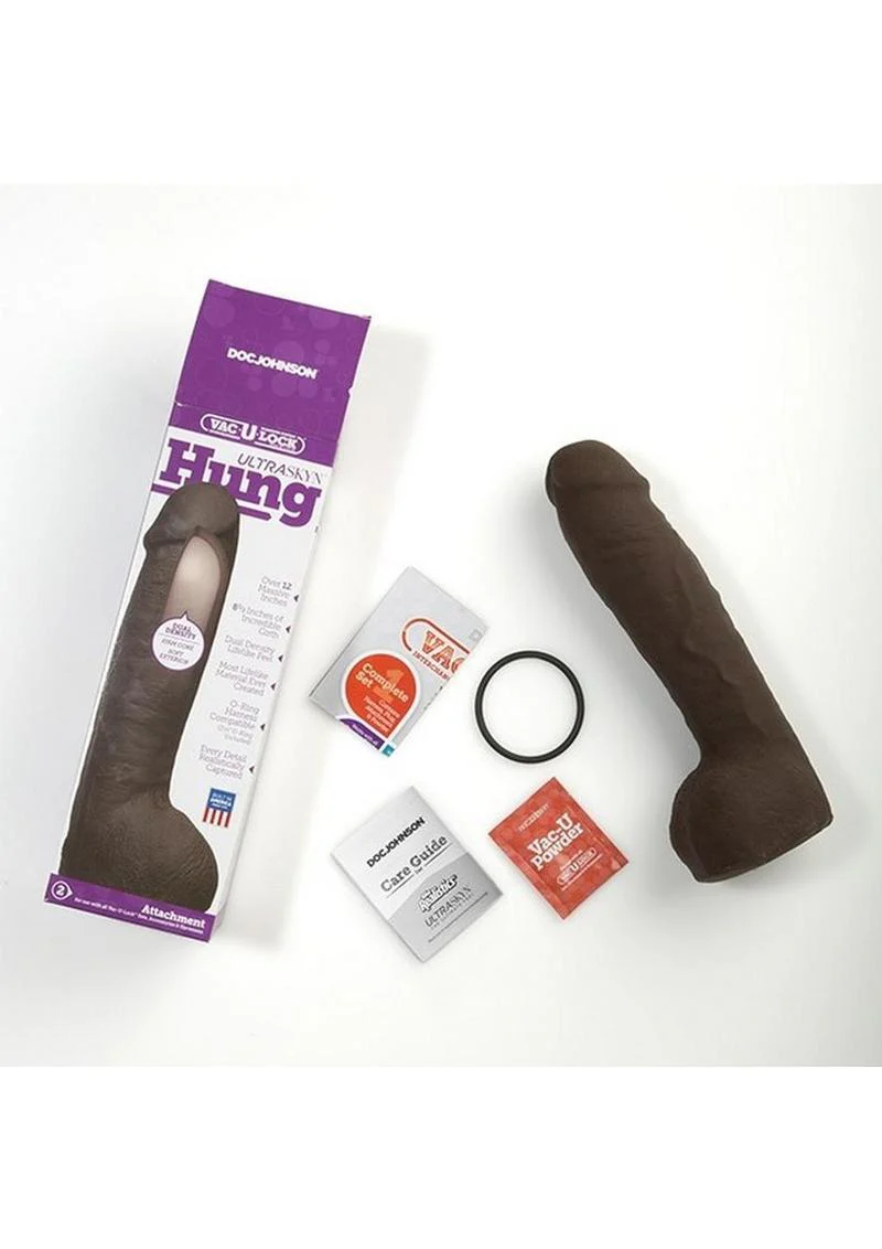 Vac-U-Lock Hung ULTRASKYN Dual Density Dildo - Image 5
