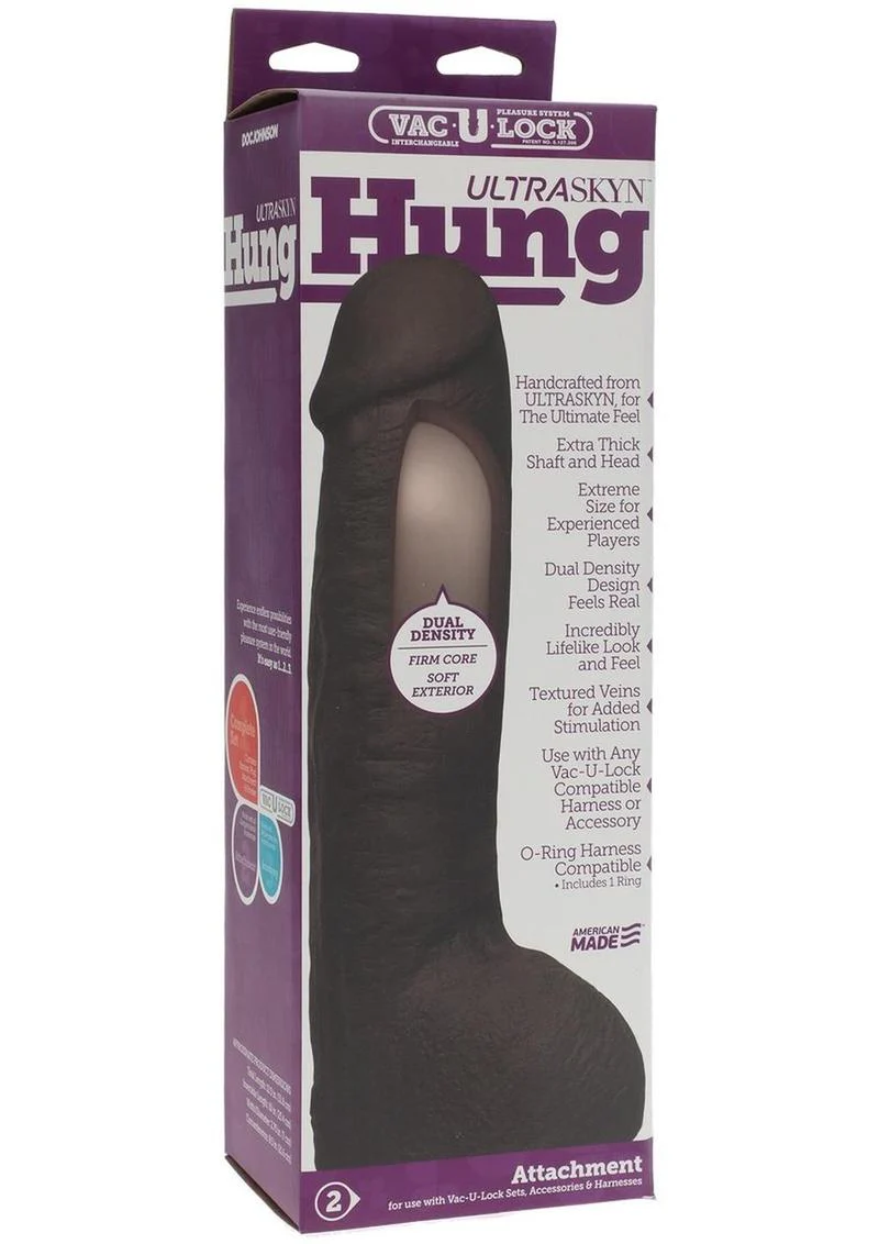 Vac-U-Lock Hung ULTRASKYN Dual Density Dildo - Image 6