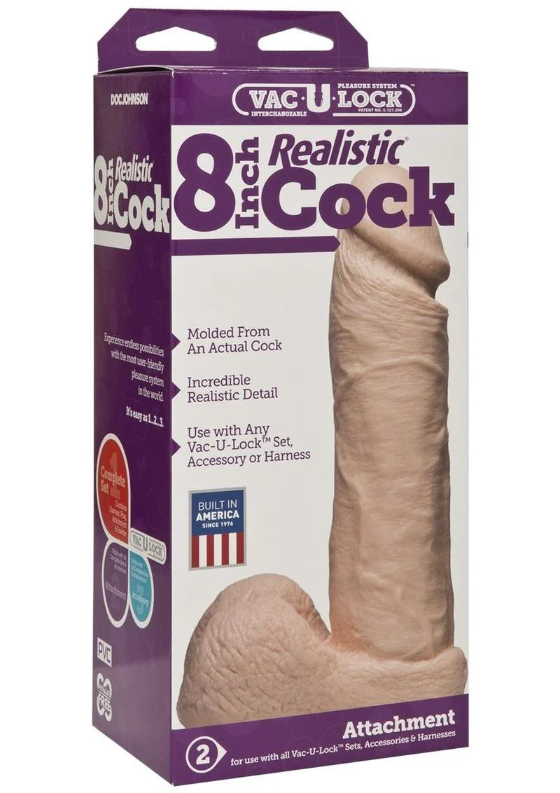 Vac-U-Lock Realistic Dildo - Image 18