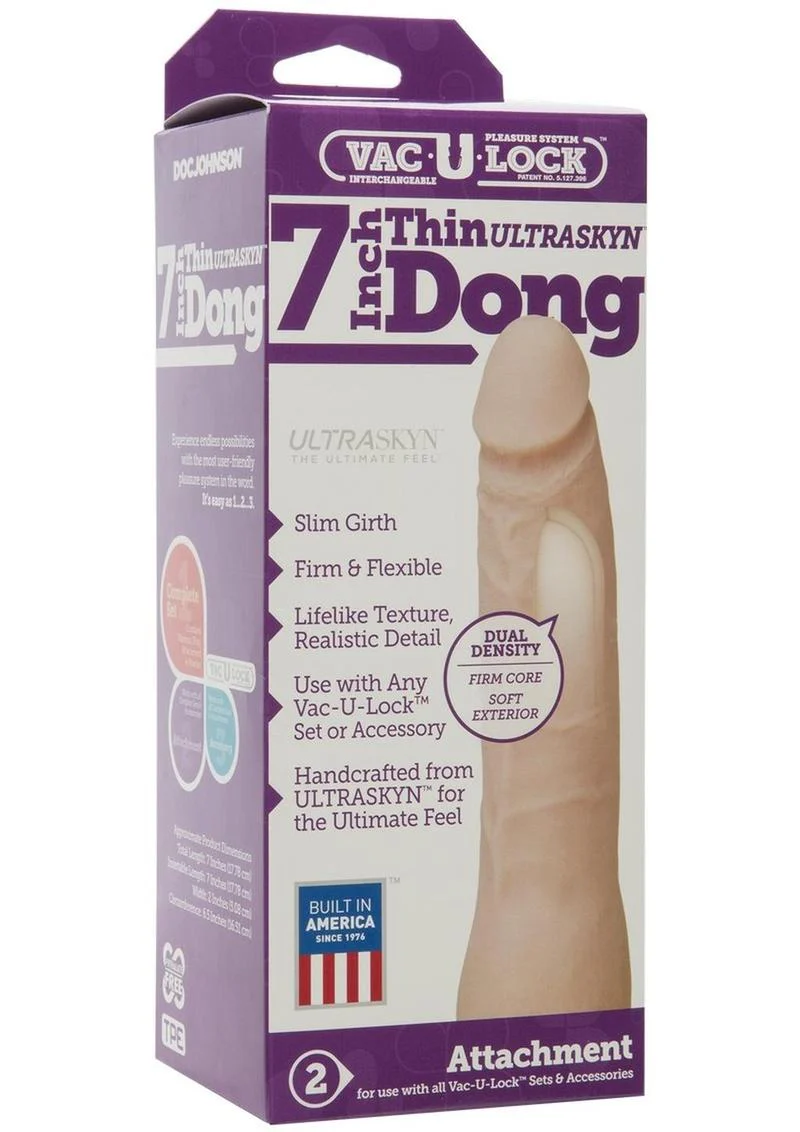 Vac-U-Lock UltraSKYN Thin Dong Dildo - Image 5