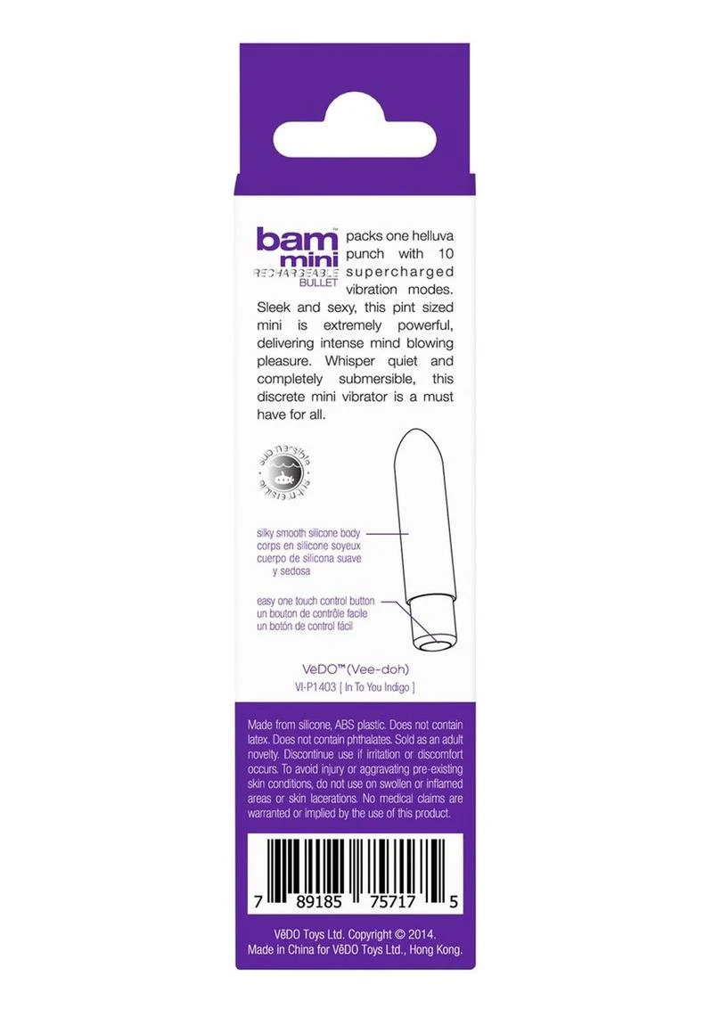 VēDO Bam Mini Bullet Vibrator - Image 3