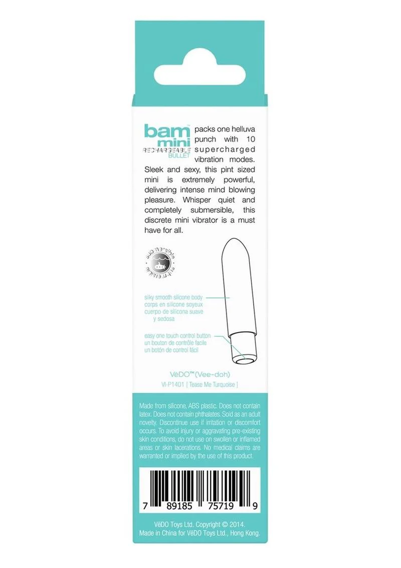 VeDO Bam Mini Rechargeable Bullet Vibrator - Image 3
