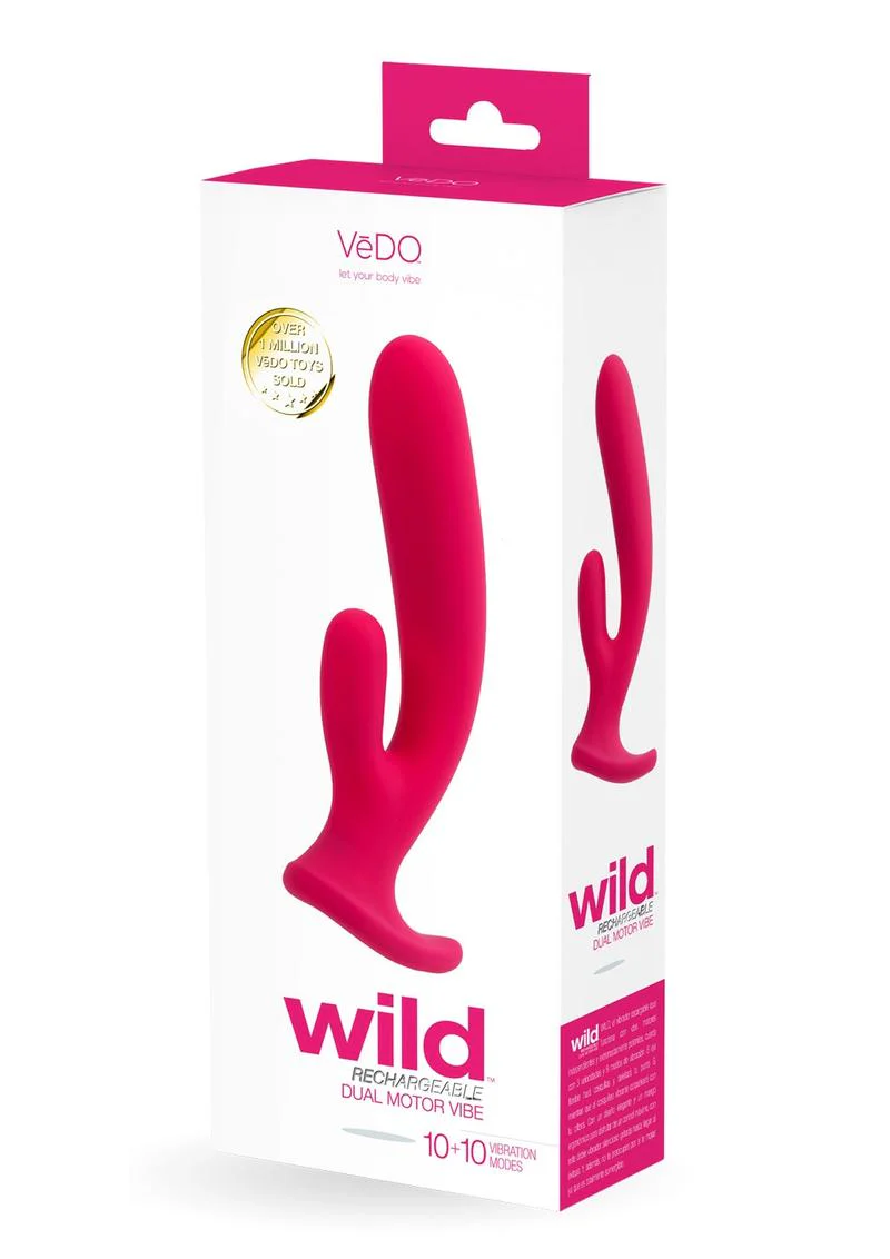 VeDO Wild Rechargeable Dual Motor Vibe - Image 4