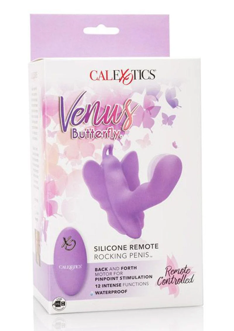 Venus Butterfly Rocking Penis Silicone Remote Control Vibrators - Image 4