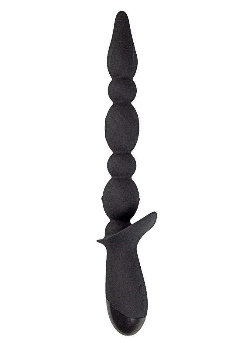 Vibrating ButtFuk Rechargeable Silicone Anal Wand 10 Functions