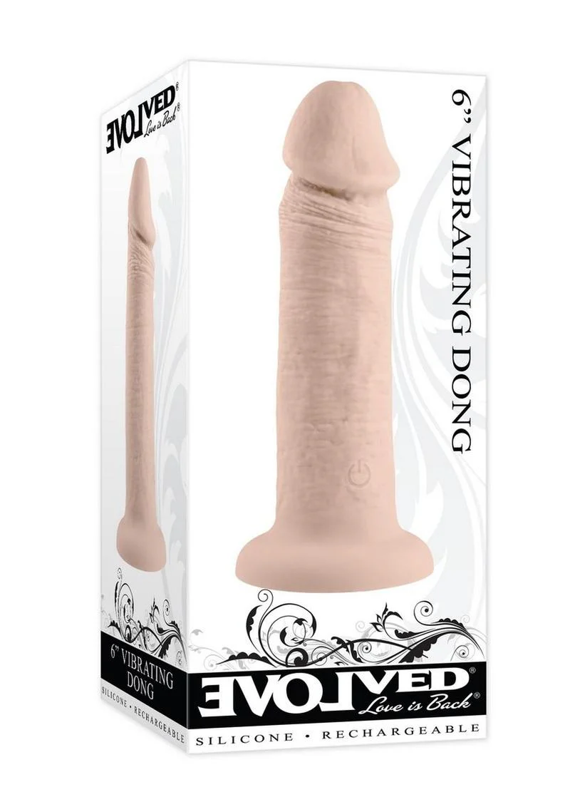Vibrating Rechargeable Silicone Dildo - Image 4