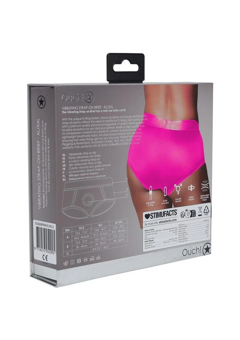 Vibrating Strap-On Brief With Rechargeable Bullet - Image 8