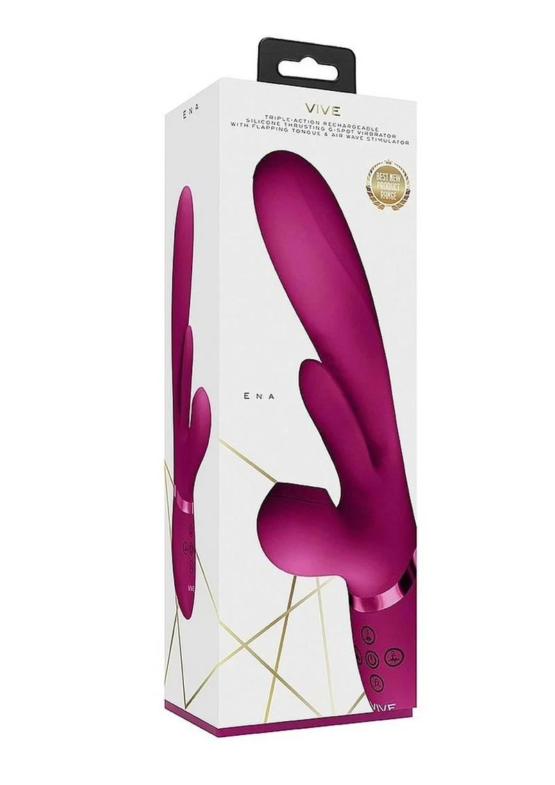 VIVE ENA Recharge Flapper Air Wave Stimulation Vibrator - Image 8