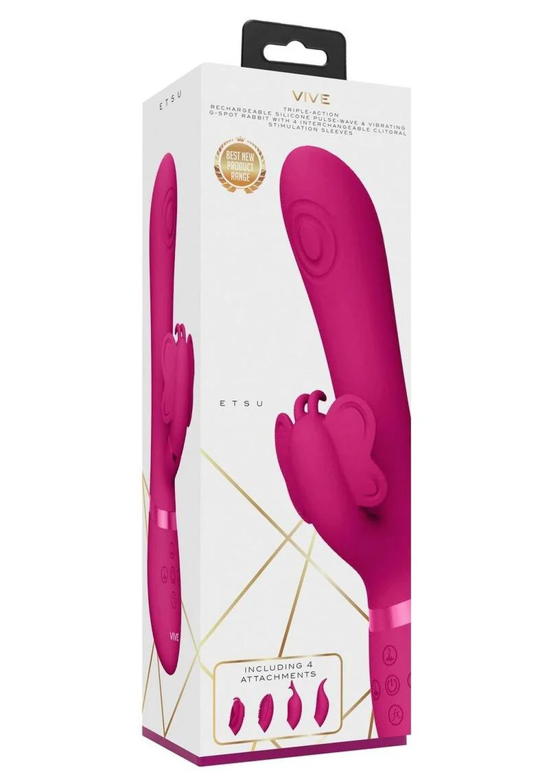 Vive Etsu Pulse-Wave G-Spot Rabbit and Clitoral Stimulator - Image 4