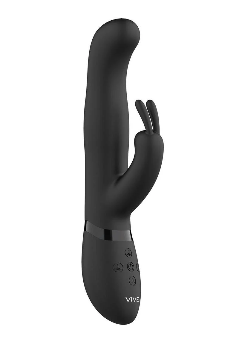 Vive Izara Triple-Action Rotating Beaded G-Spot Rabbit Vibrator
