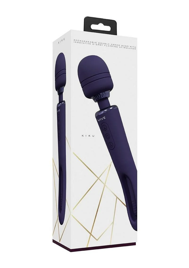 Vive Kiku Rechargeable Double-Ended Wand with G-Spot Stimulator - Image 5