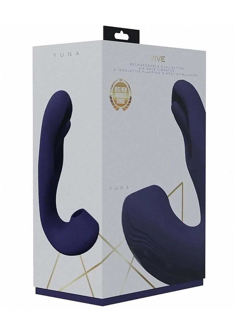 VIVE Yuna Triple-Motor Rechargeable Air Wave and G-Spot Tapping Vibrator - Image 7