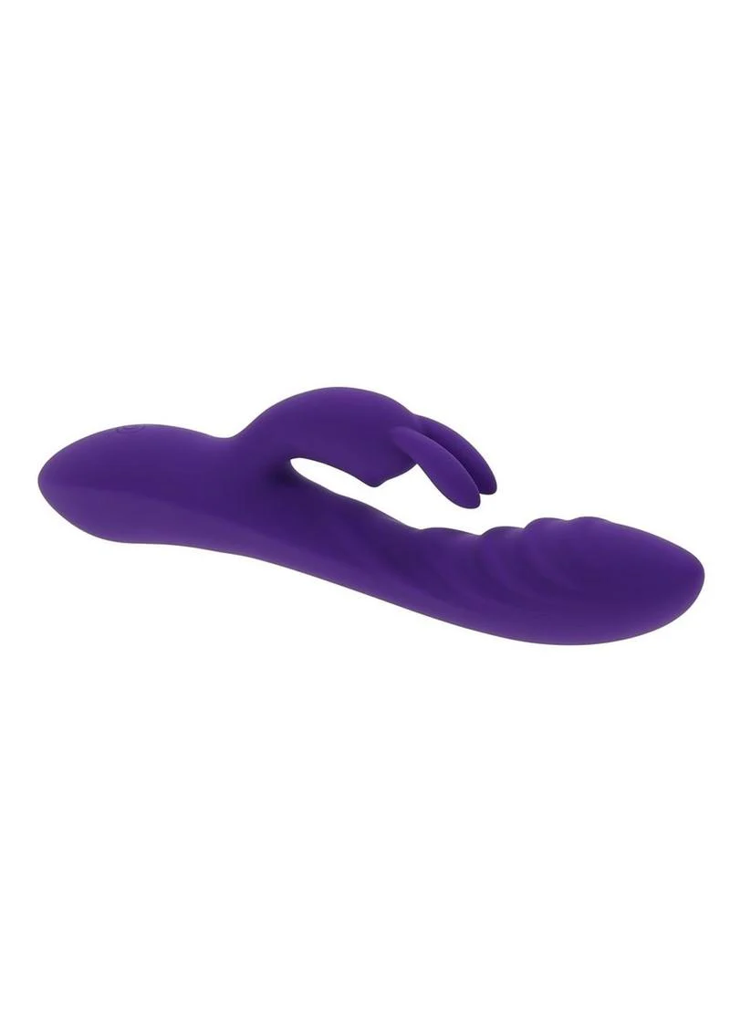 Wavy Rabbit Rechargeable Silicone Dual Motor Rabbit Vibrator - Image 2