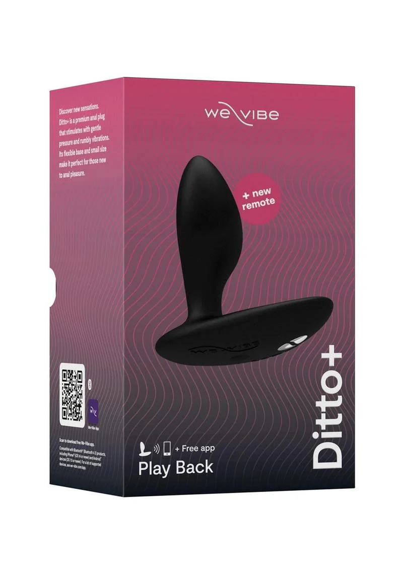 We Vibe Ditto Vibrating Anal Plug with Remote and App Control - Image 4