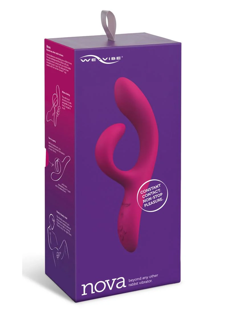 We-Vibe Nova Rechargeable Silicone Rabbit Vibrator - Image 4