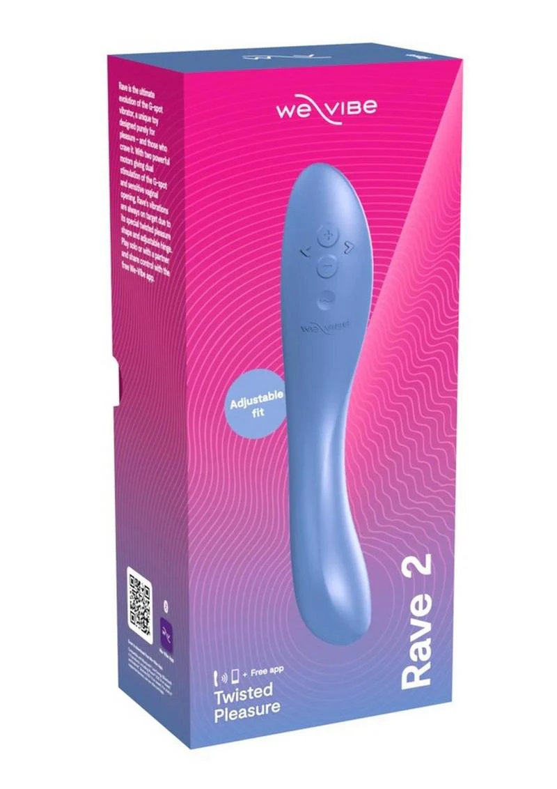 We-Vibe Rave 2 Twisted Pleasure Rechargeable Silicone G-Spot Vibrator - Image 6
