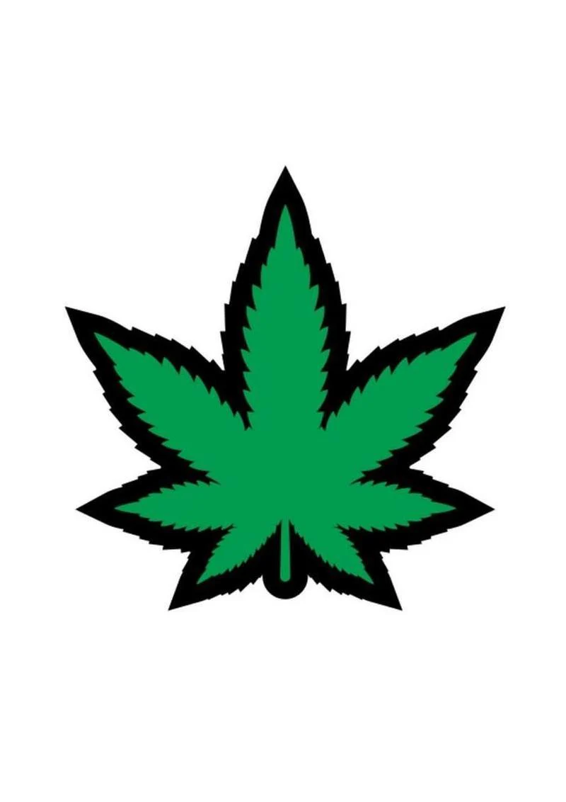 Weed Leaf Enamel Pin