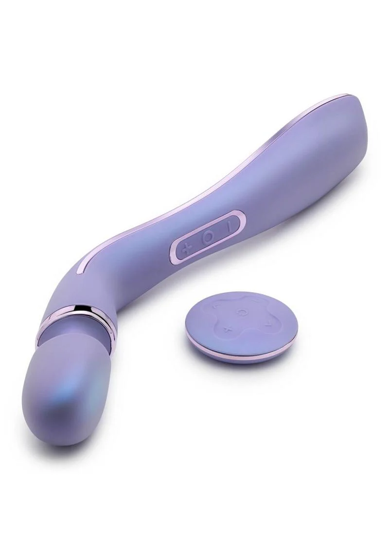 Wellness Eternal Wand Rechargeable Silicone Vibrating Wand with Remote - Image 2