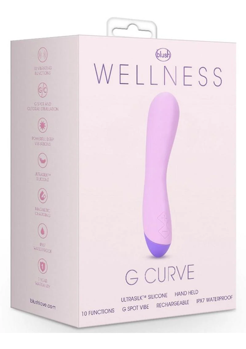 Wellness G Curve Rechargeable Silicone G-Spot Vibrator - Image 4