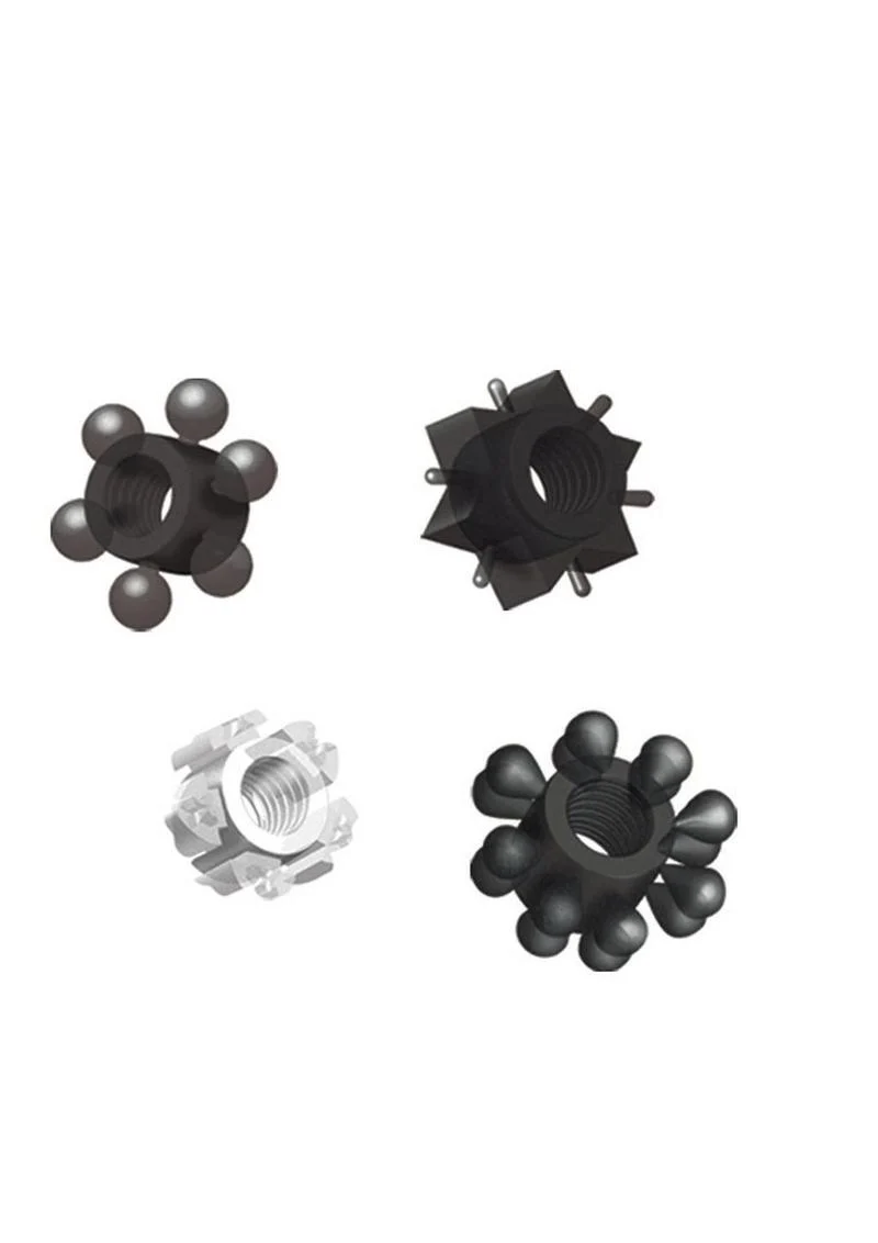 Wet Dreams Jelly Cock Rings 6 Pack Assorted Colors