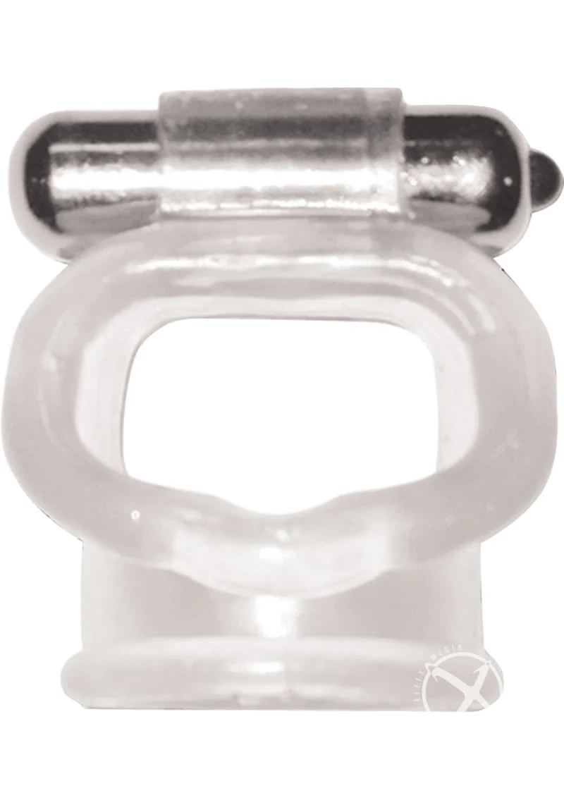 Wet Dreams Super Stud Sling Silicone Vibrating Cock And Balls Sling