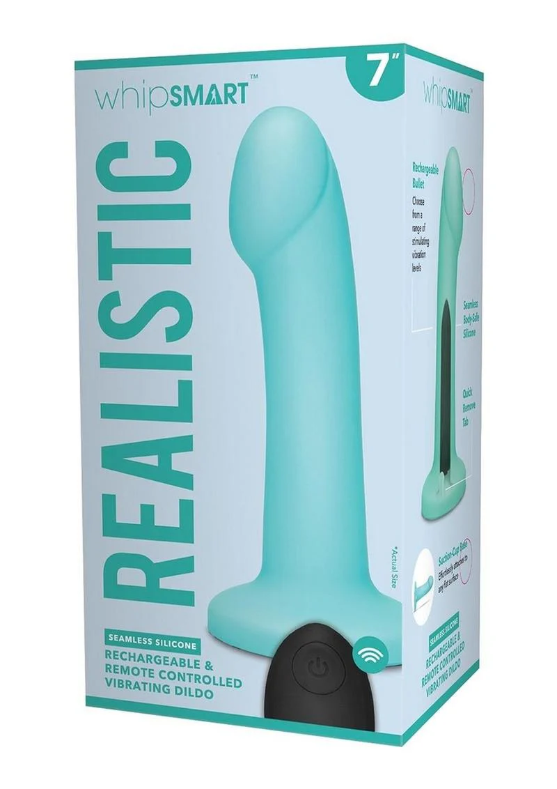 WhipSmart Rechargeable Silicone G/P-Spot Dildo with Remote Control - Image 3