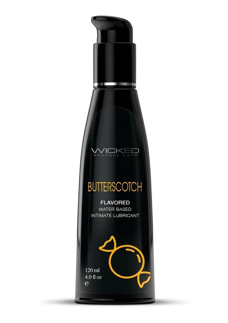 Wicked Aqua Butterscotch Flavored Water Based Lubricant - Image 2