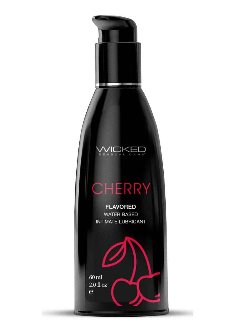 Wicked Aqua Cherry Flavored Water Based Lubricant - Image 2