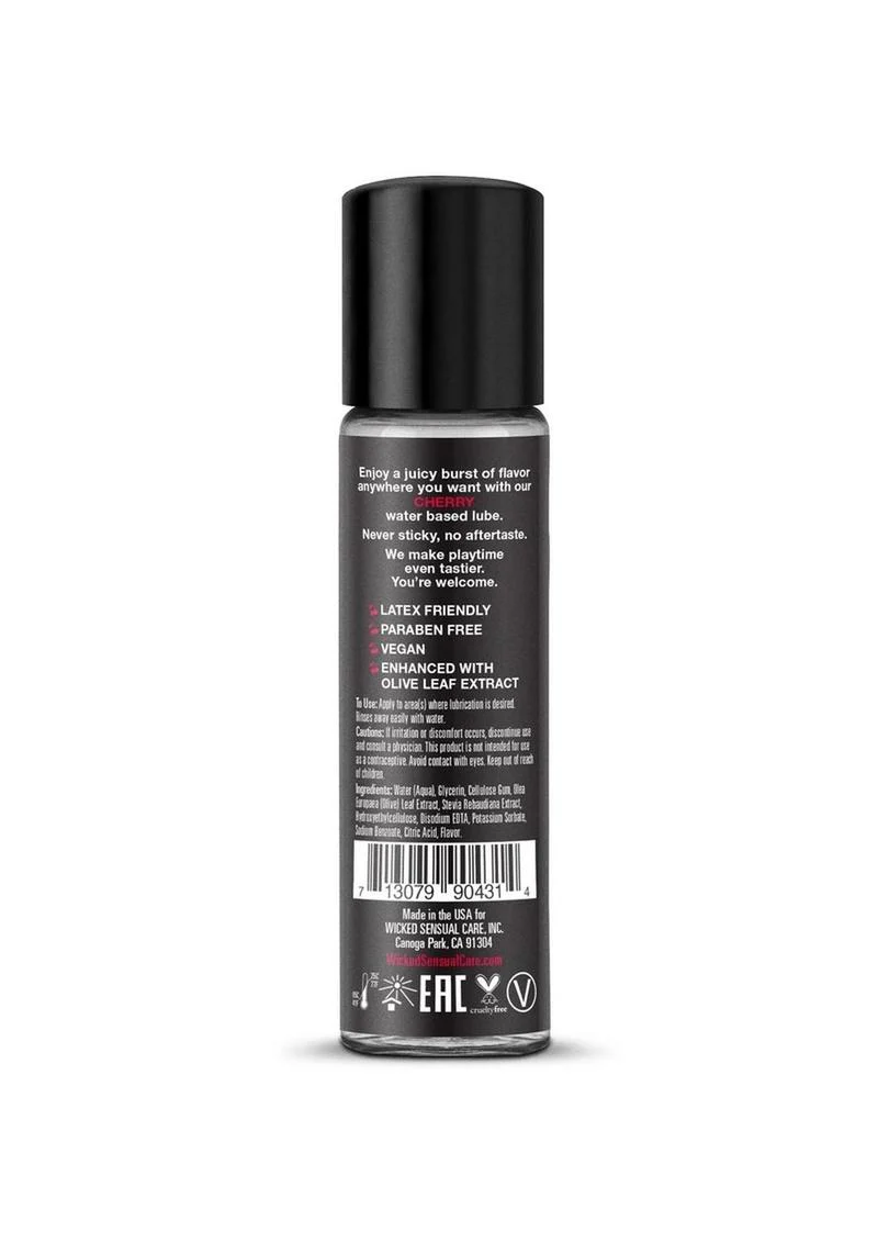 Wicked Aqua Cherry Flavored Water Based Lubricant - Image 4