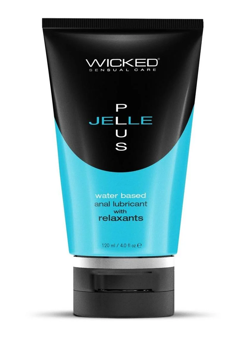 Wicked Jelle Plus Water-Based Anal Lubricant with Relaxants - Image 3