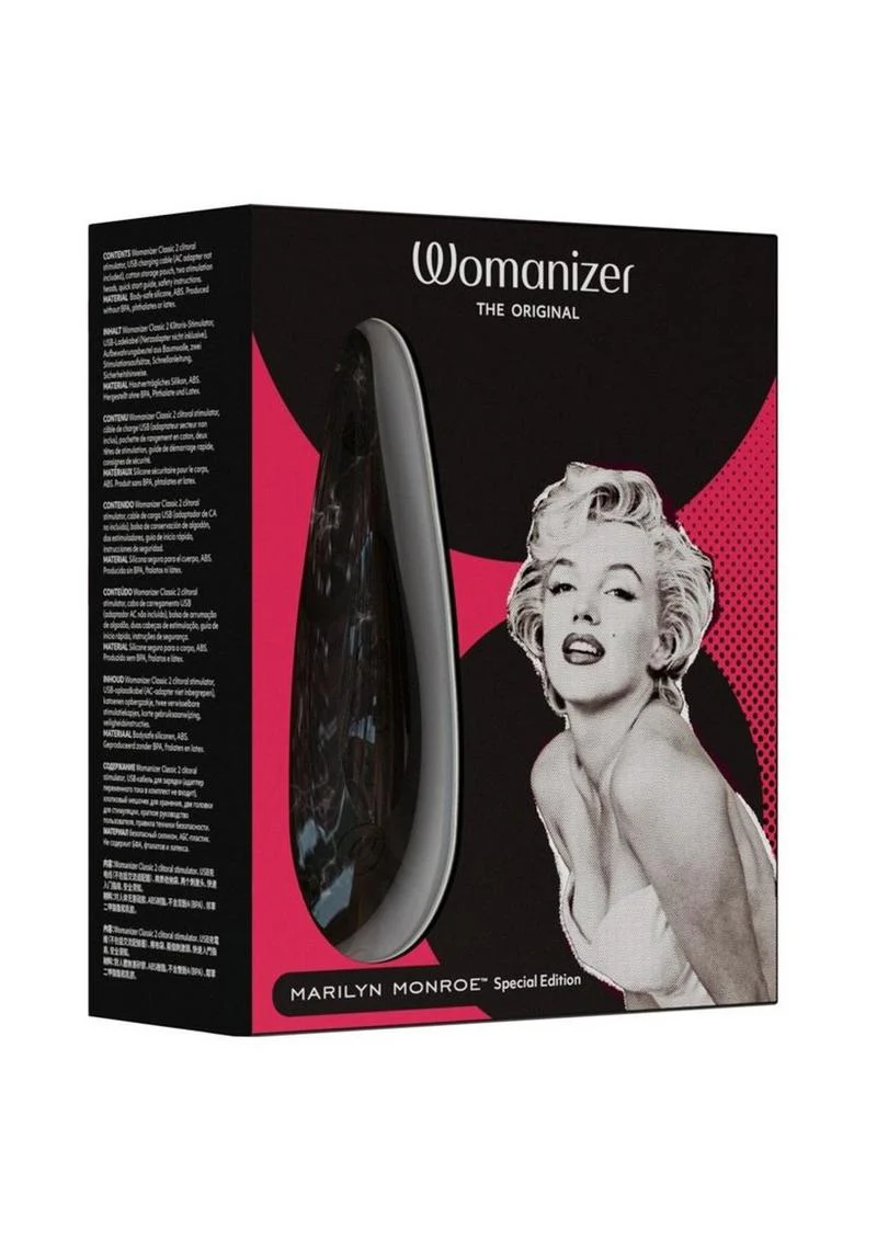 Womanizer Marilyn Monroe Special Edition Marble Clitoral Stimulator - Image 12