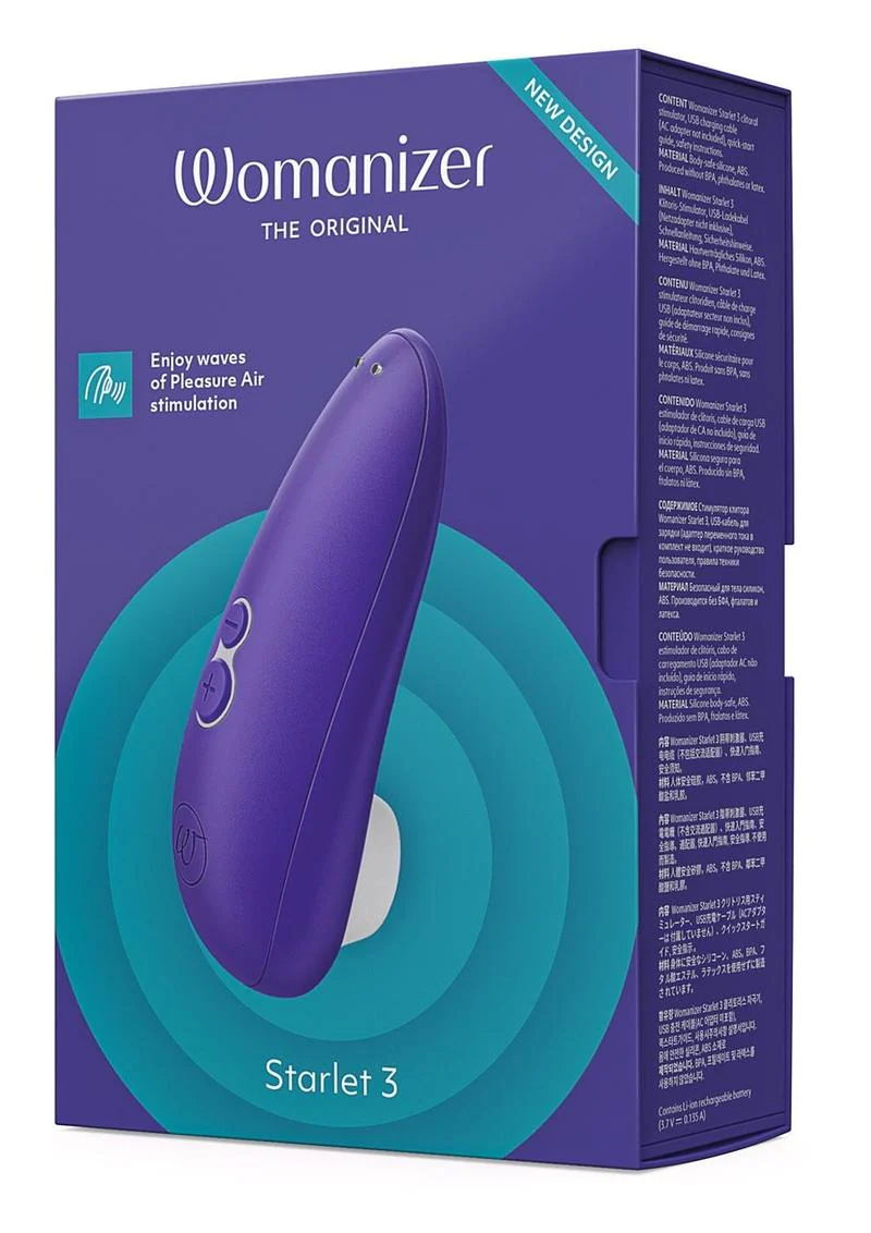 Womanizer Starlet 3 Indigo Rechargeable Silicone Clitoral Stimulator - Image 14