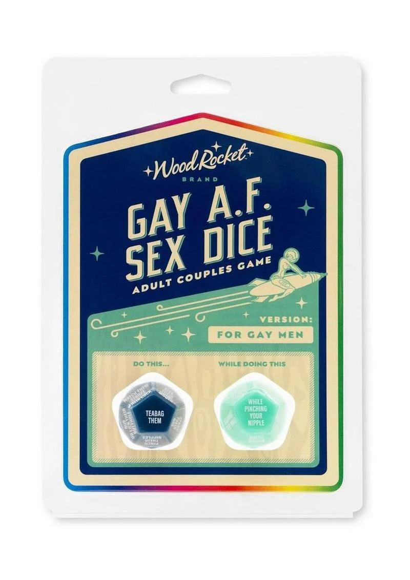 Wood Rocket Gay A.F. Sex Dice - Image 2