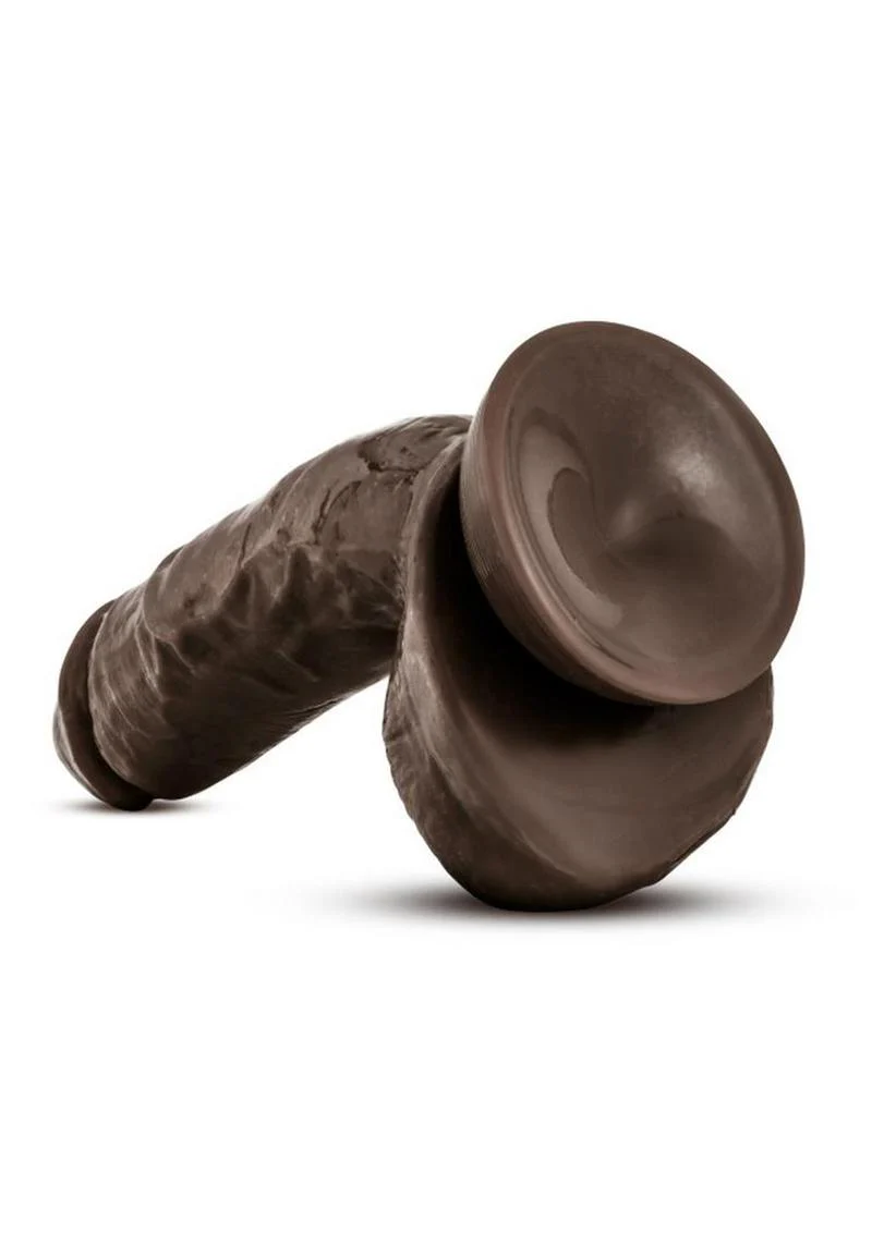 X5 Hard On Dildo with Balls Soft Realistic Feel Harness Compatible - Image 3