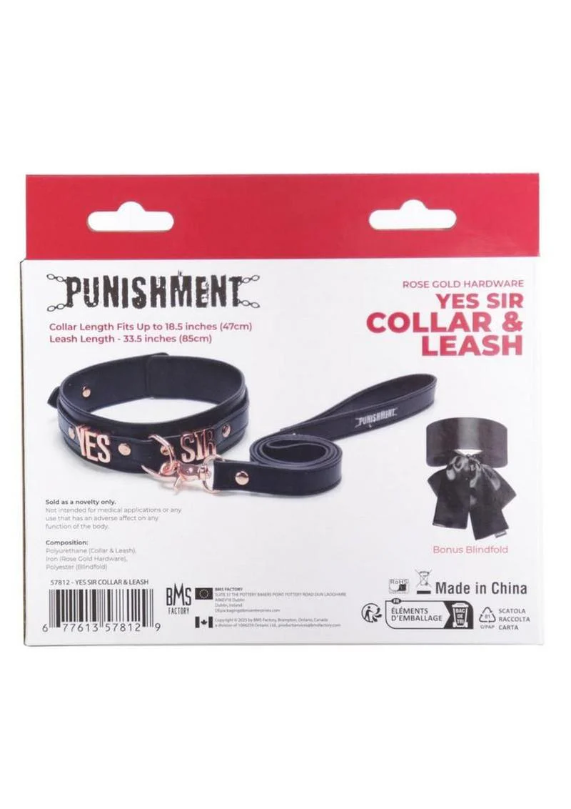 Yes Sir Collar And Leash Set - Image 4