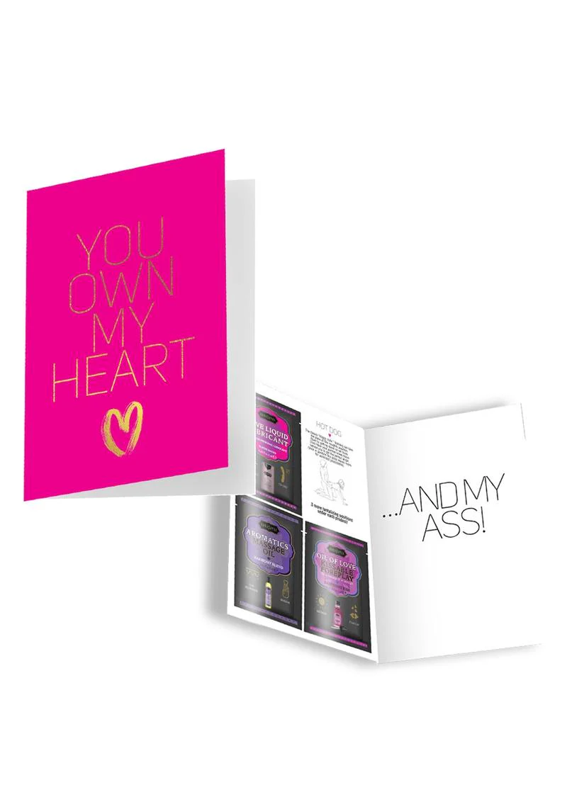 YOU OWN MY HEART Naughty Greeting Card
