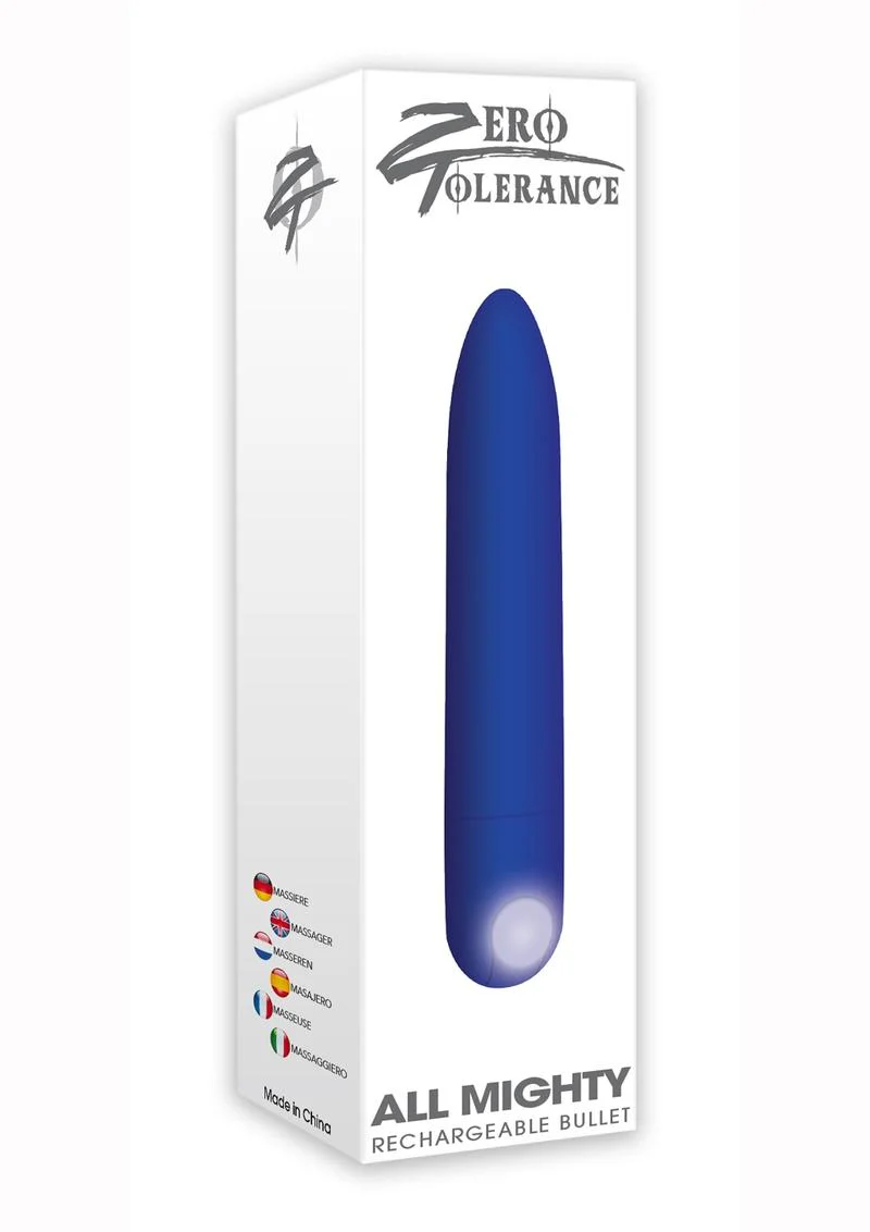 Zero Tolerance All Mighty Rechargeable Bullet - Blue - Image 3