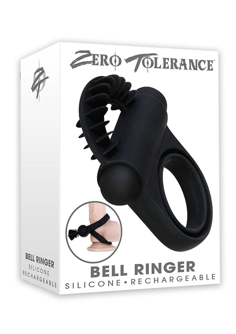 Zero Tolerance Bell Ringer Rechargeable Silicone Vibrating Cock Ring - Image 4