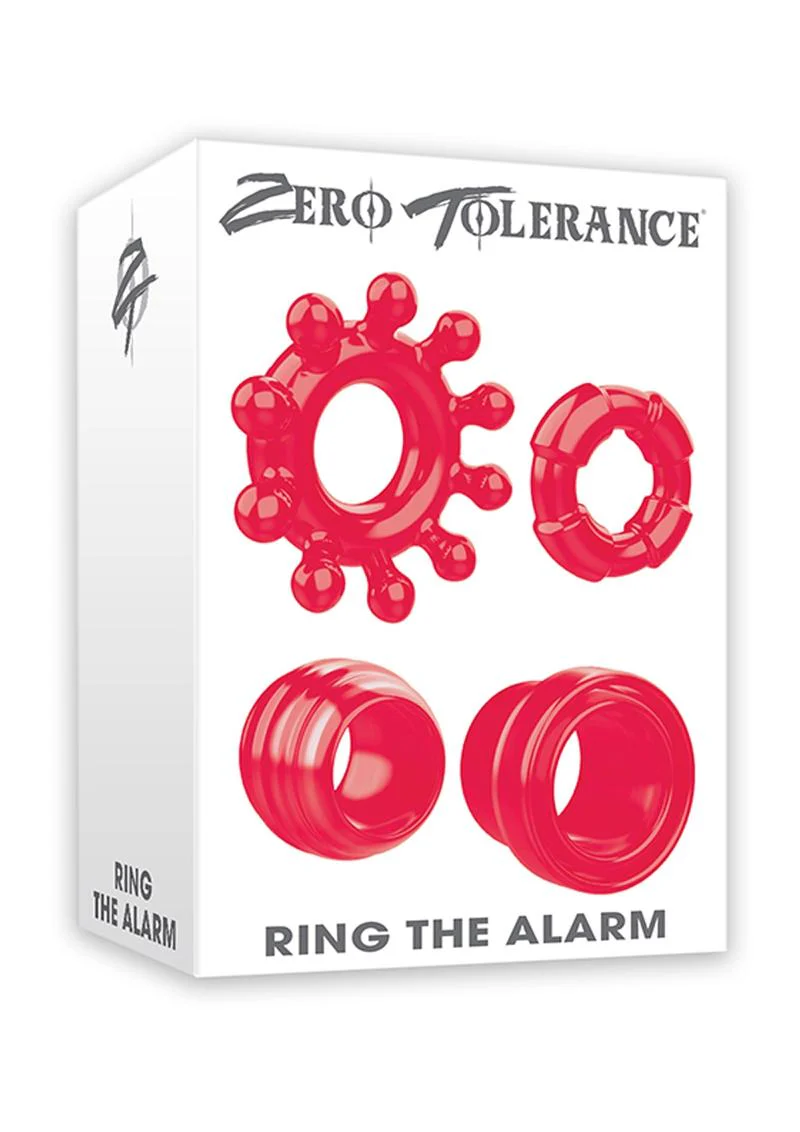 Zero Tolerance Ring The Alarm Comfortable Cock Ring Kit - Image 3