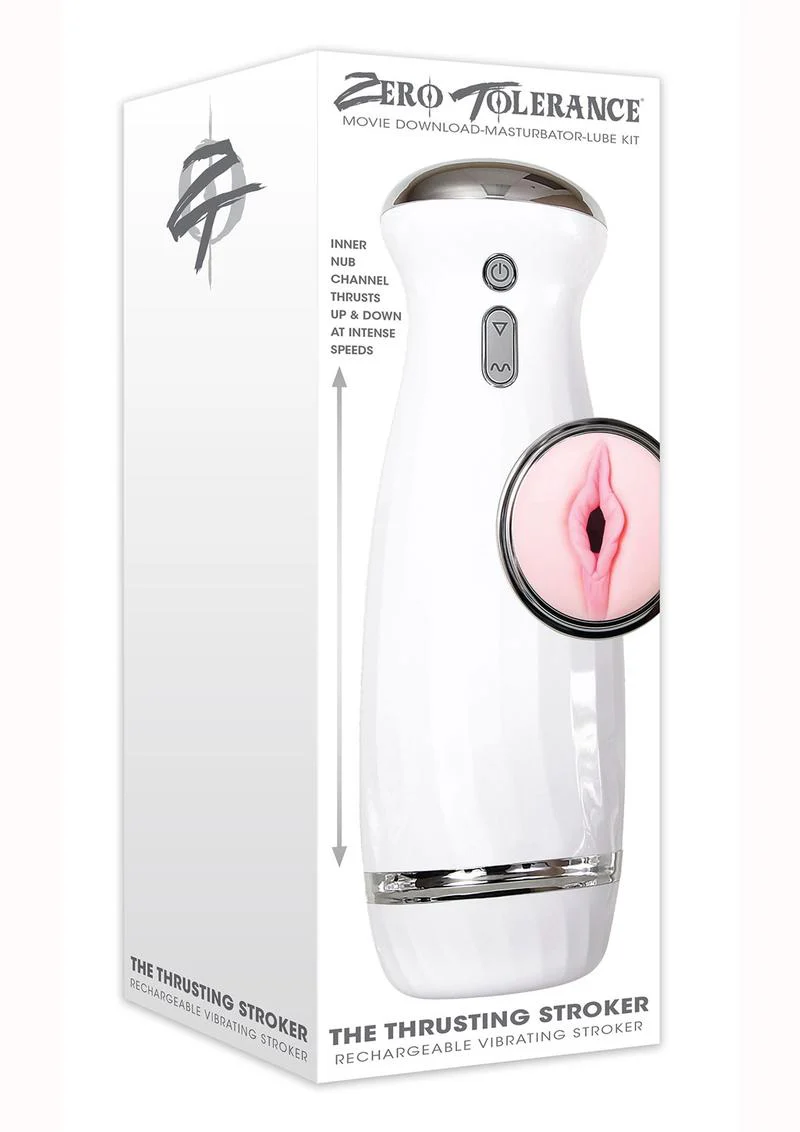 Zero Tolerance The Thrusting Stroker Vibrating Masturbator - Image 4