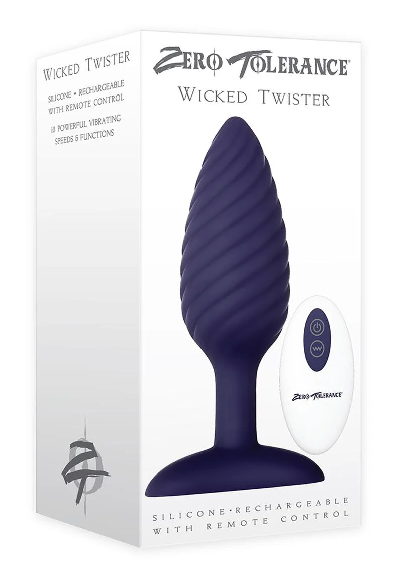 Zero Tolerance Wicked Twister Vibrating Butt Plug - Image 4