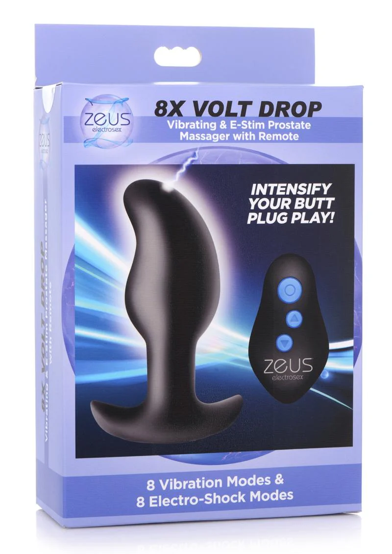 Zeus 8X Volt Drop Vibrating And E-Stim Prostate Massager - Image 4