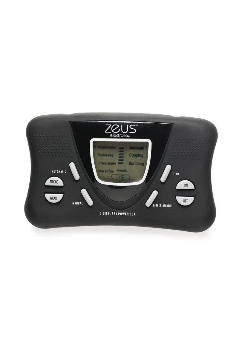 Zeus Electrosex Deluxe E Stim Kit Power Box Anal Plug - Image 3