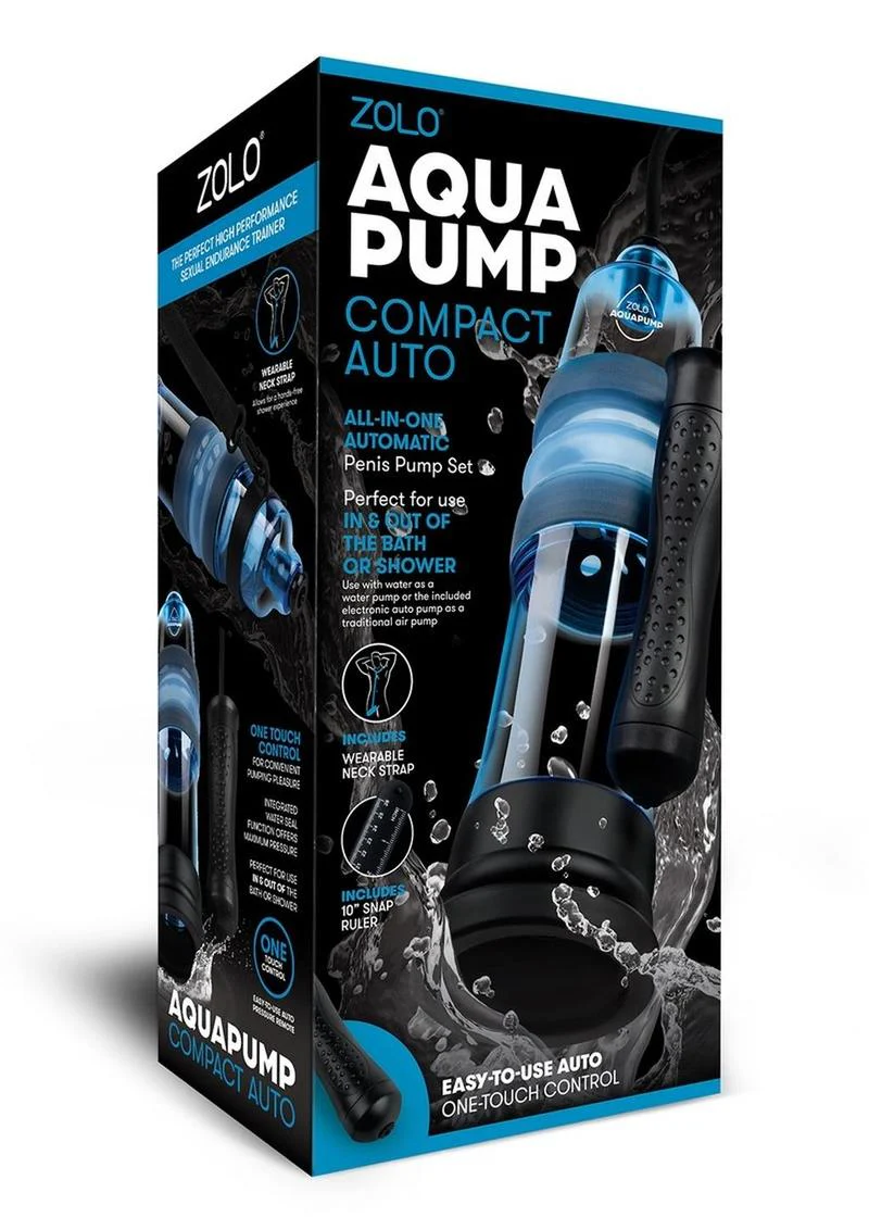 Zolo Aqua Pump Compact Auto All-in-One Automatic Penis Pump - Image 4